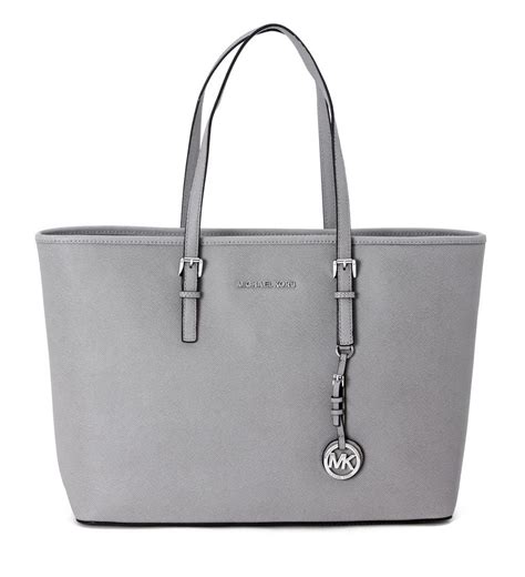 michael kors gray handbag|grey michael kors shoulder bag.